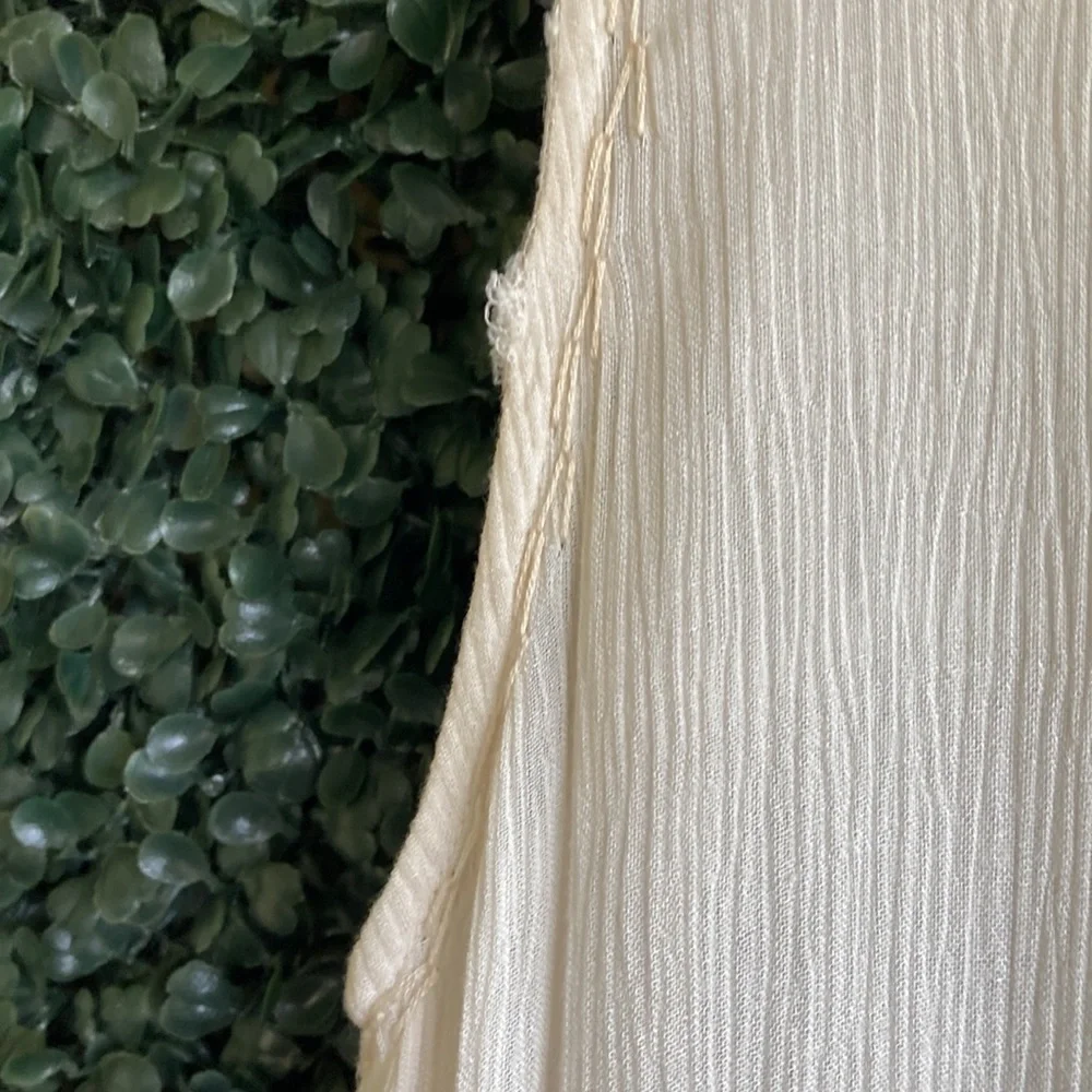 90s/ vtg Anthropologie tiered prairie babydoll dress - Picture 11 of 16